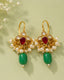 Noor Kundan Pearl Drop Ear Cuffs | Kundan Bugadi Pearl Earrings | 18K Gold Plated Jewellery