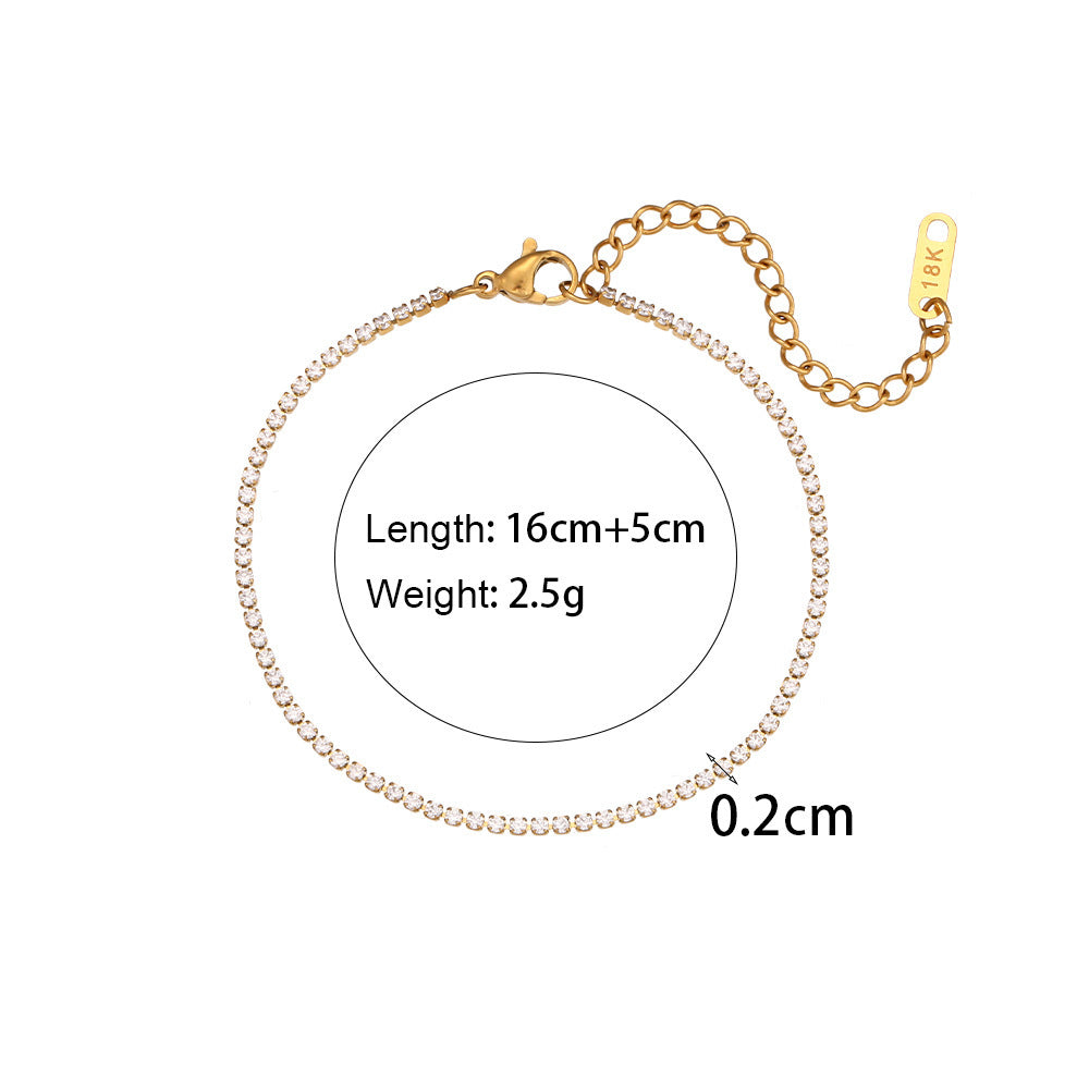 Sophia’s Tennis Necklace: Available in 4 styles