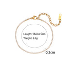 Sophia’s Tennis Necklace: Available in 4 styles