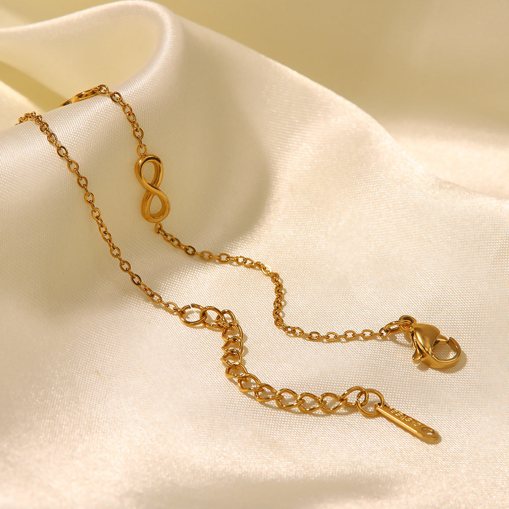 Infinite Bracelet | 18K Gold Plated Adjustable Minimal Bracelet