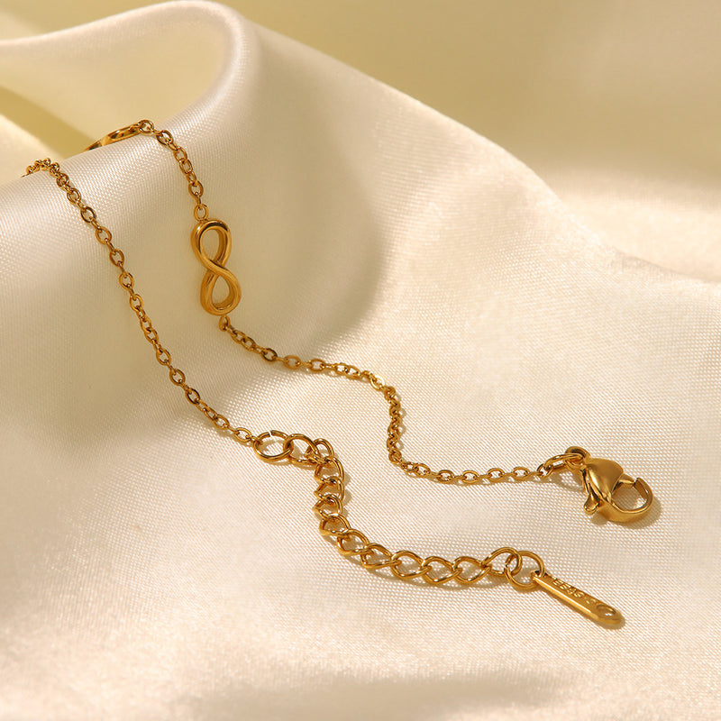 Infinite Bracelet | 18K Gold Plated Adjustable Minimal Bracelet