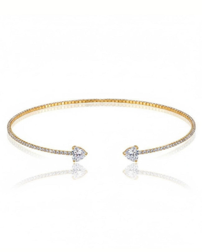 Amour Sculpt Collar Choker | Contemporary Party Wear Jewellery Main Image