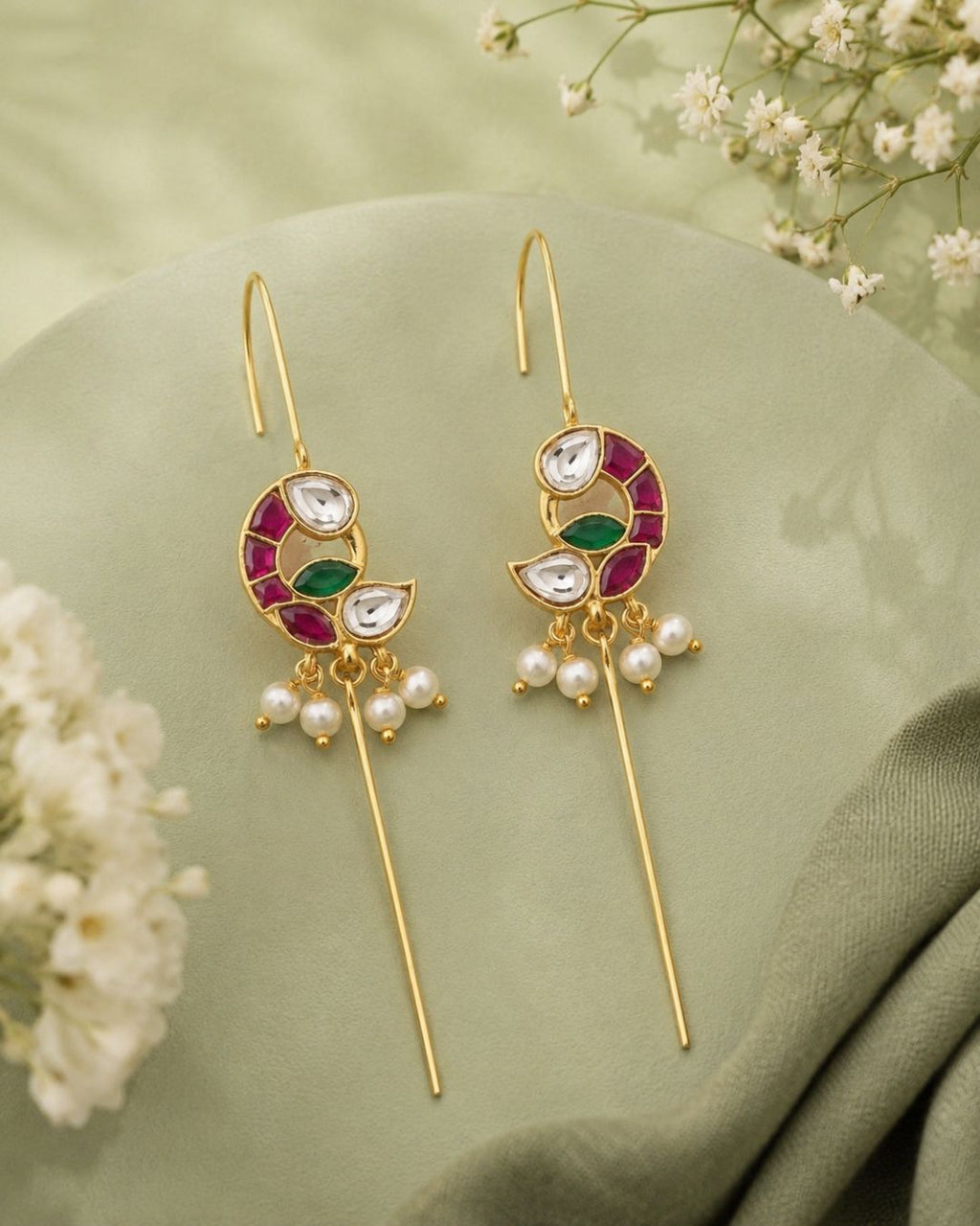 Mayura Mini Bird Ear Cuff | 18K Gold Plated Bird Motif Earrings