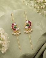 Mayura Mini Bird Ear Cuff | 18K Gold Plated Bird Motif Earrings