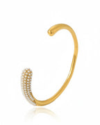 Premium Trendy Eleanors Resizable Cuff Bracelet | 18K Gold Plated Anti-Tarnish Statement Bracelet