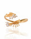 Blossom Pearl Cuff Bracelet | 18K Gold Plated Resizable Pearl Statement Cuff