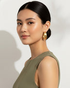 Chica Bonita Gold Hoops | 18K Gold Plated Statement Hoop Earrings