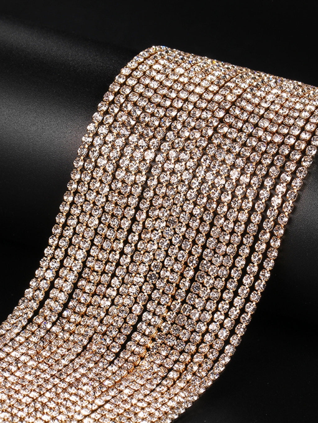 Glam Rhinestone Statement Choker