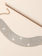 Glam Rhinestone Statement Choker
