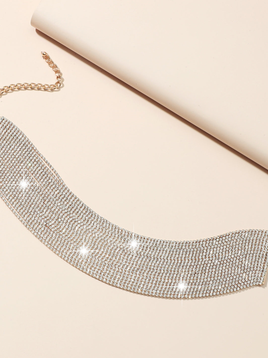 Glam Rhinestone Statement Choker