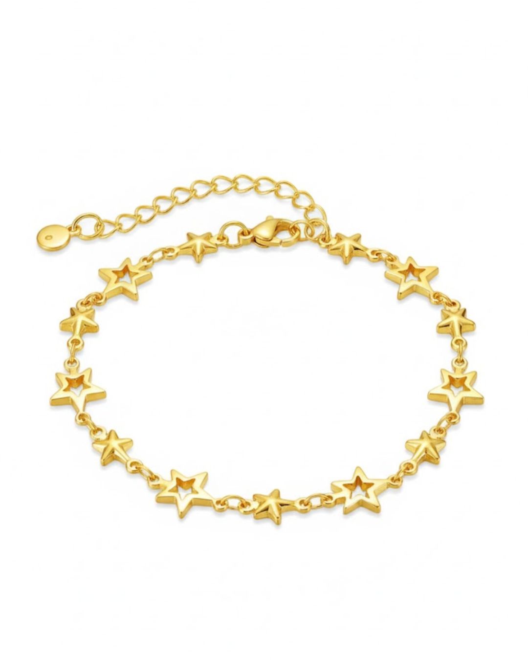 Stella Star Charm Bracelet | 18K Gold Plated Anti-Tarnish Stainless Steel Bracelet