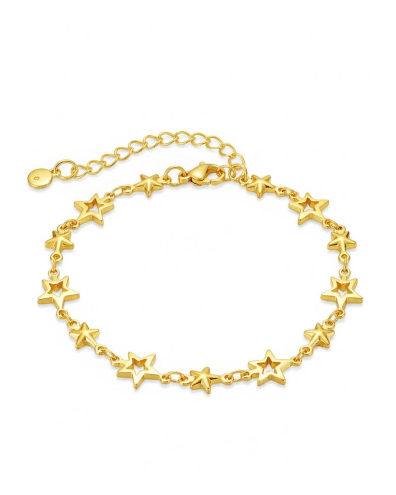 Stella Star Charm Bracelet | 18K Gold Plated Anti-Tarnish Stainless Steel Bracelet