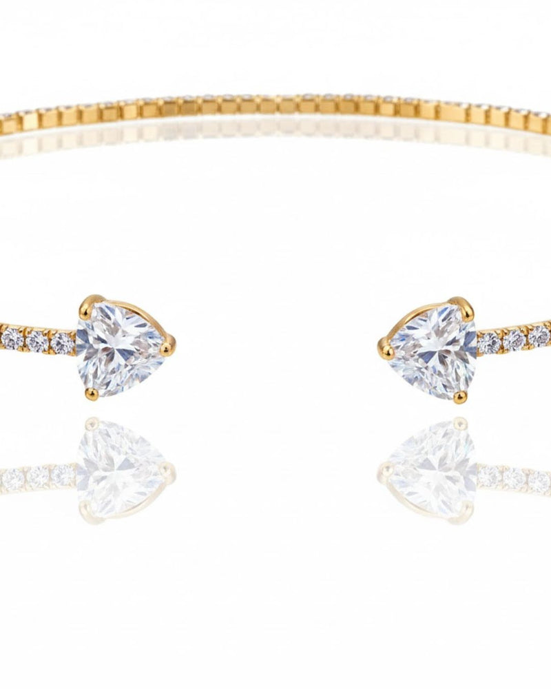Amour Sculpt Collar Choker | Contemporary Party Wear Jewellery