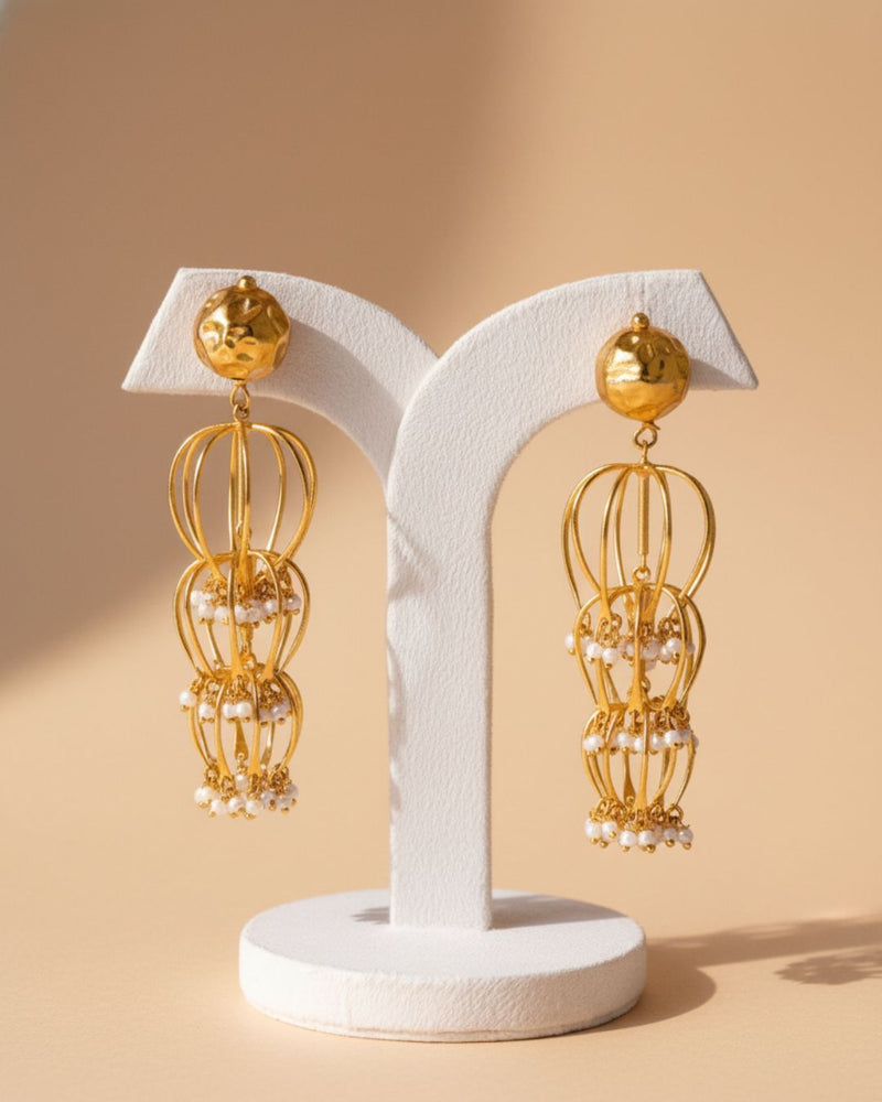 Gold Aurora Earrings