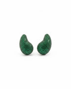 Aurora Teardrop Statement Earrings | Hand-Beaded Crystal Drop Earrings