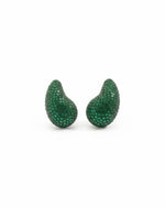 Aurora Teardrop Statement Earrings | Hand-Beaded Crystal Drop Earrings