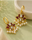 Premium Kundan & Pearl Bugadi Ear Cuffs | Traditional & Festive Jewellery Cubic Zirconia Alloy Cuff Earring, Drops & Danglers