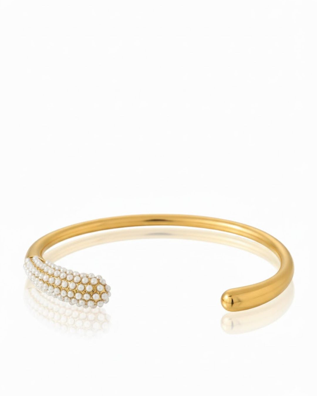 Premium Trendy Eleanors Resizable Cuff Bracelet | 18K Gold Plated Anti-Tarnish Statement Bracelet