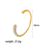 Premium Trendy Eleanors Resizable Cuff Bracelet | 18K Gold Plated Anti-Tarnish Statement Bracelet