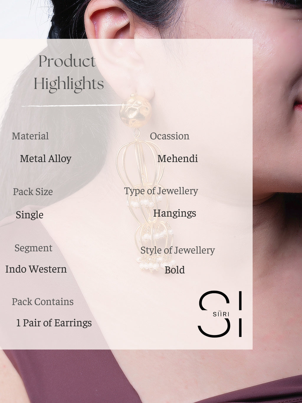 Gold Aurora Earrings