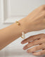 Premium Trendy Eleanors Resizable Cuff Bracelet | 18K Gold Plated Anti-Tarnish Statement Bracelet
