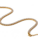 Sophia’s Tennis Necklace:Gold plated 3mm stone