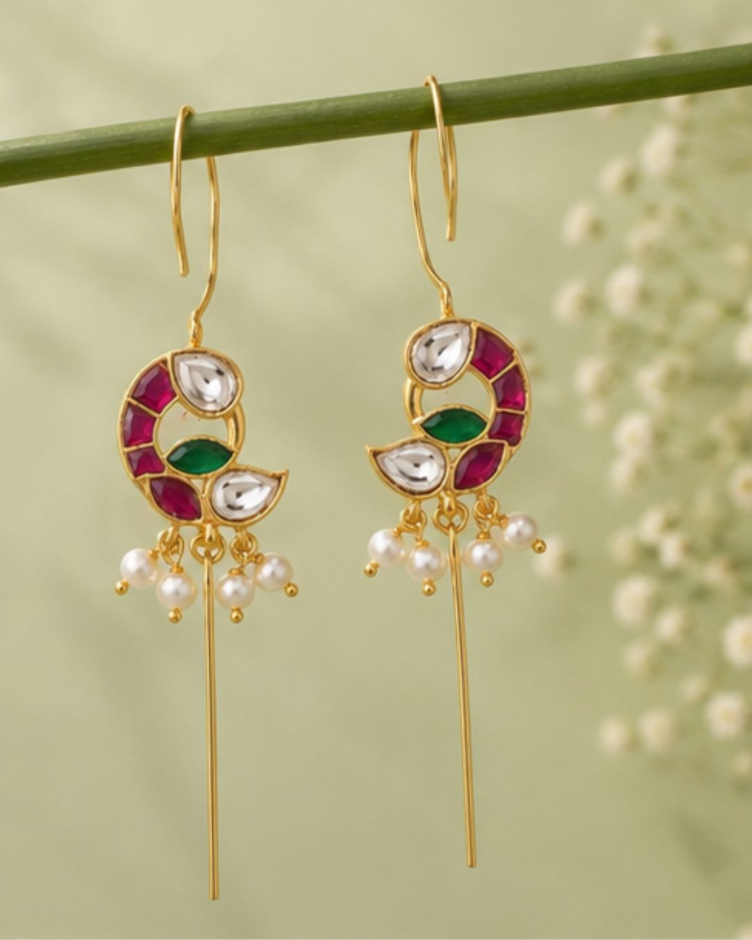 Mayura Mini Bird Ear Cuff | 18K Gold Plated Bird Motif Earrings