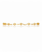 Golden Harvest Chain Necklace | 18K Gold Plated Organic Statement Necklace