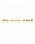 Golden Harvest Chain Necklace | 18K Gold Plated Organic Statement Necklace