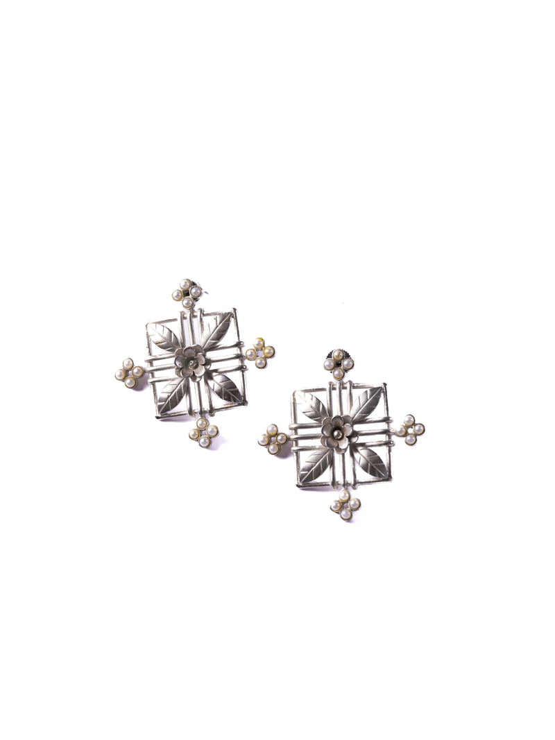 Silver Enclave Earrings