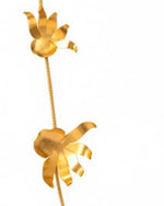 Gold Flora Chain Necklace | 18K Gold Plated Floral Statement Necklace