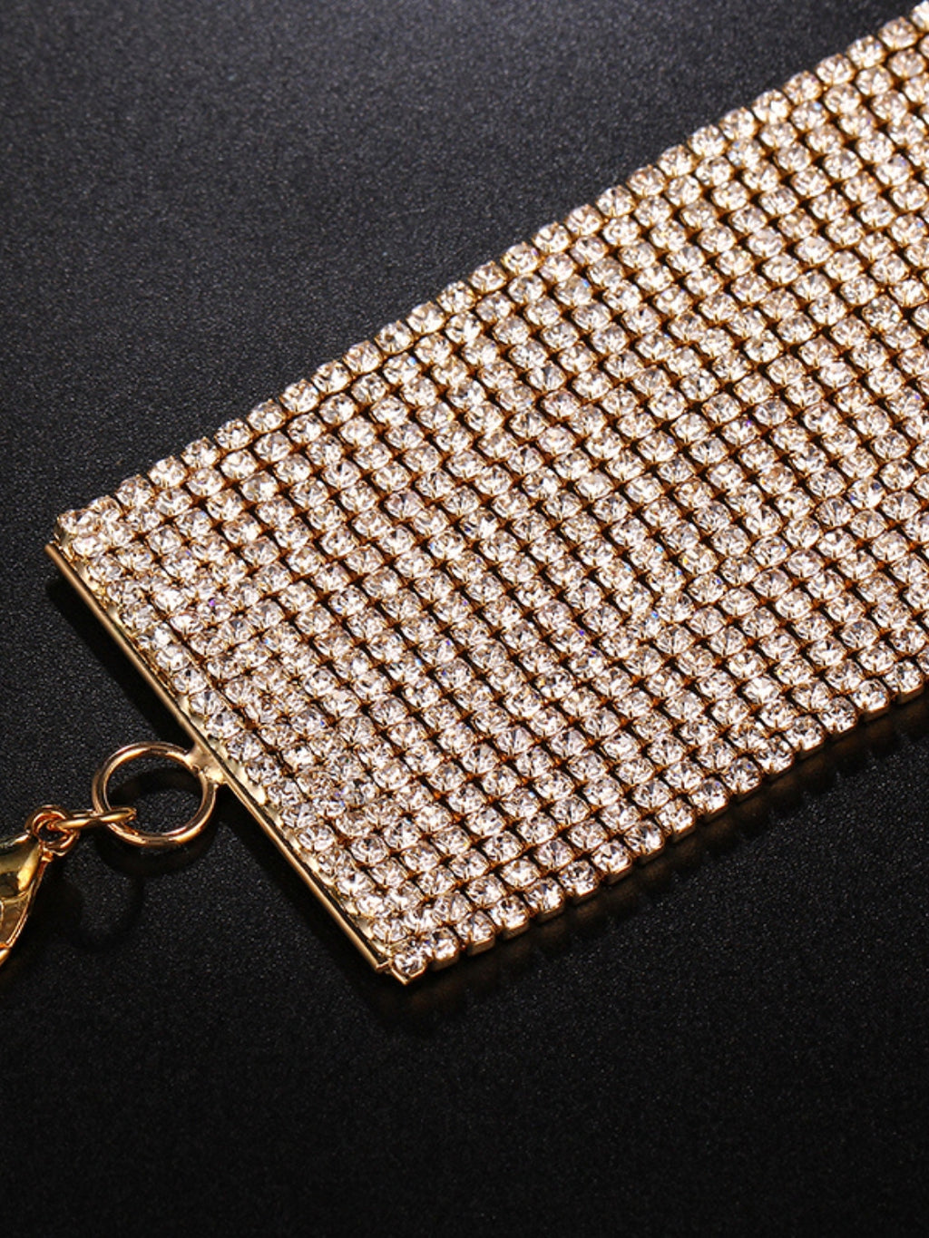 Glam Rhinestone Statement Choker