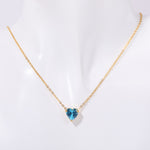 Birthstone Heart shaped Pendant Necklace