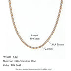 Sophia’s Tennis Necklace: Available in 4 styles