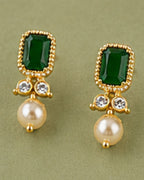 Rajwada Pearl Choker Set | CZ & Gemstone Bridal Necklace Set