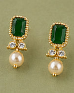 Rajwada Pearl Choker Set | CZ & Gemstone Bridal Necklace Set