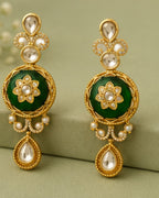 Rang Noor Heavy Multicoloured Bridal Set | 18K Gold Plated Festive & Wedding Statement Jewellery