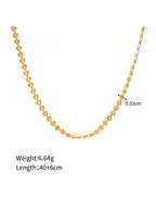 Eternal Love Woven Bracelet & Necklace Set | 18K Gold Plated Stainless Steel | Anti-Tarnish Everyday Luxury
