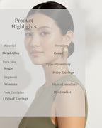 Chica Bonita Gold Hoops | 18K Gold Plated Statement Hoop Earrings