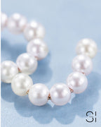 Pearl Duo Ear Cuff | Double Row Faux Pearl Non-Piercing Ear Wrap