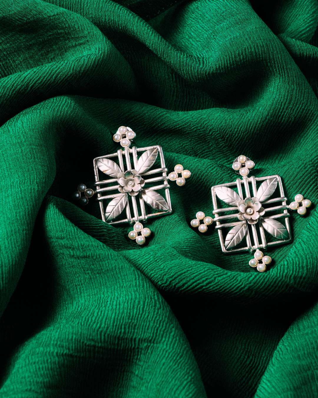 Silver Enclave Earrings