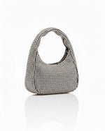 Midnight Crystal Shoulder Bag Rhinestone Mini Hobo Multipurpose Bag