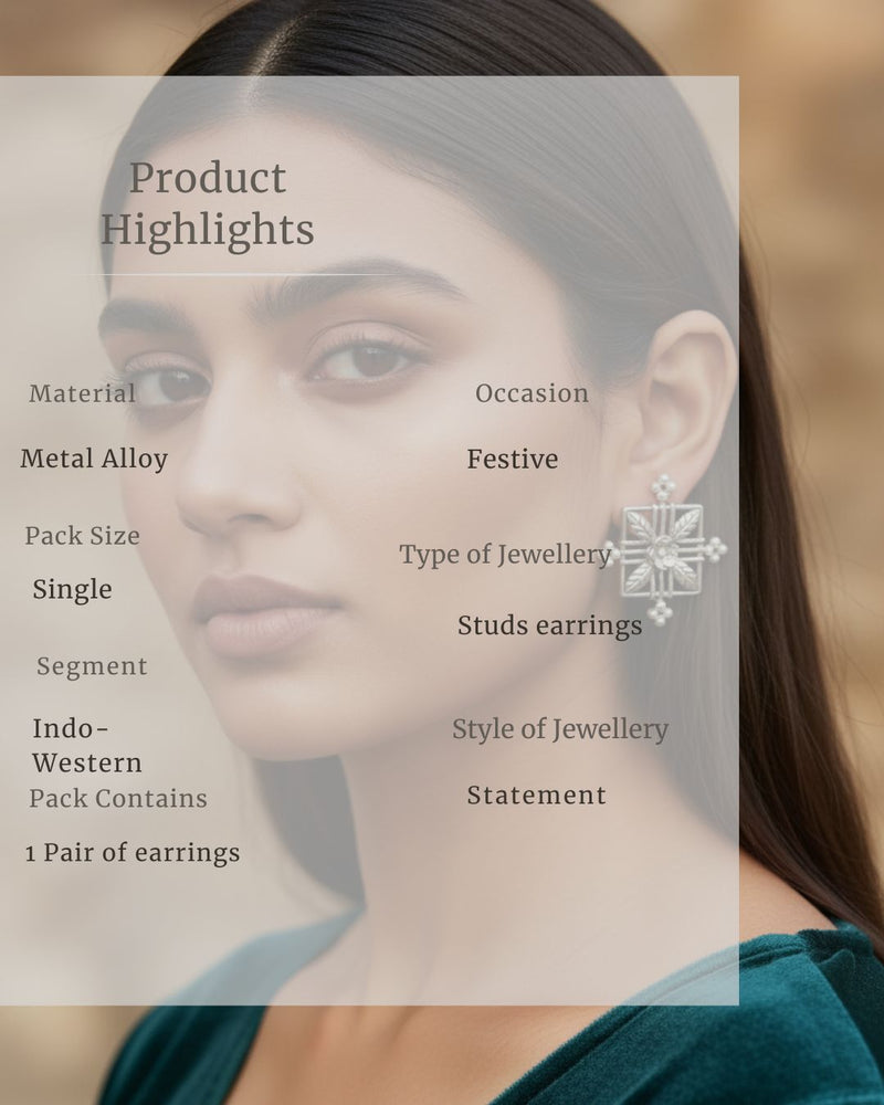 Silver Enclave Earrings