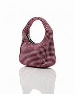 Midnight Crystal Shoulder Bag Rhinestone Mini Hobo Multipurpose Bag