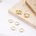 Trio Chic Set of 3 Huggie Earrings | Gold Plated Anti-Tarnish Hoop Earrings Set