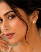Aarini Convertible Kundan Stud Earrings | Ruby, Emerald & Clear