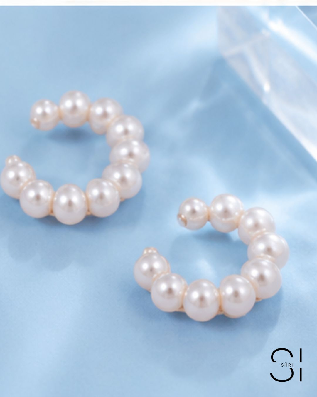 Pearl Duo Ear Cuff | Double Row Faux Pearl Non-Piercing Ear Wrap