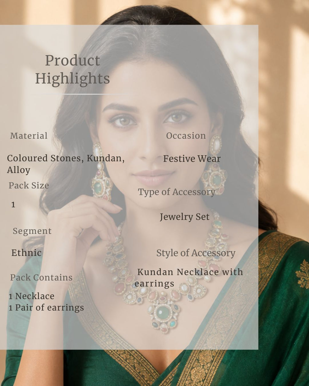 Sabhyaraa Heavy Multicoloured Bridal Designer Set | Royal Indo-Western Wedding Statement Jewellery