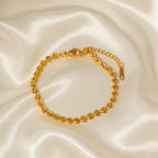 Eternal Love Woven Bracelet & Necklace Set | 18K Gold Plated Stainless Steel | Anti-Tarnish Everyday Luxury