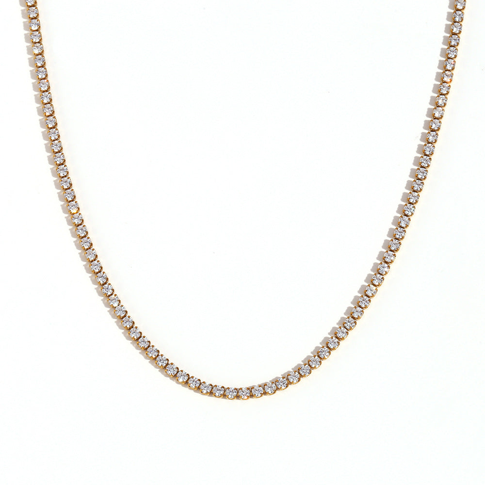 Sophia’s Tennis Necklace: Available in 4 styles
